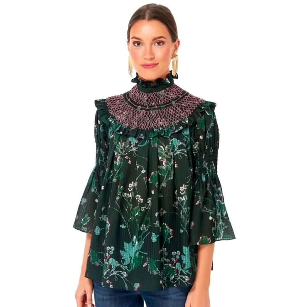 TUCKERNUCK Jaguar Garden Marion Blouse Small